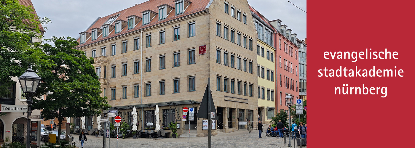 Aussenansicht eckstein - das haus der ev.-luth. kirche in nürnberg